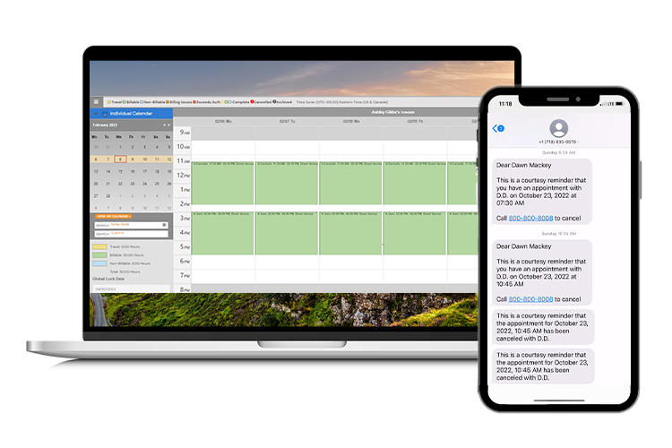 Autism EHR Calendar Software for Mobile and Desktop | Netsmart