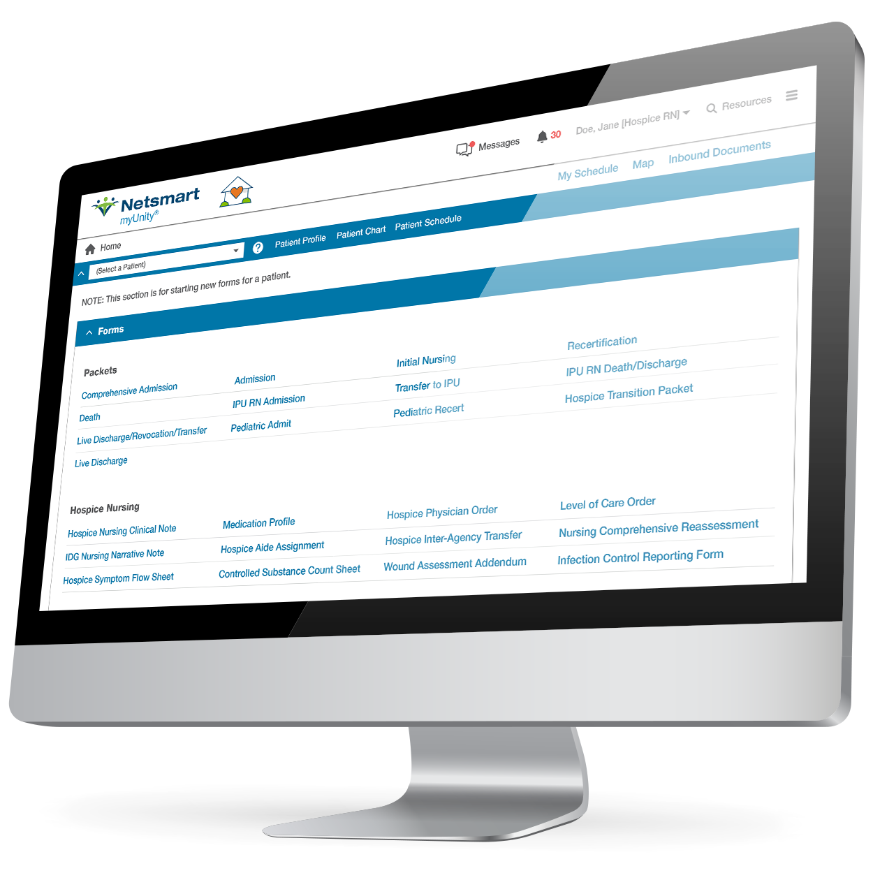 myunity-workflow - Netsmart myUnity® EHR for post-acute care settings